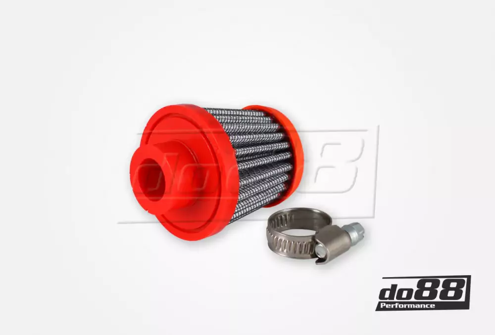 BMC Crank case ventilation filter, Connection 12/16/20/25/30mm, Length 47mm