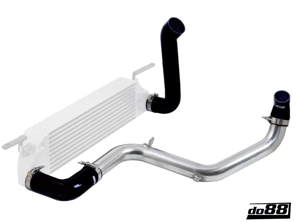 Volvo C30/C70/S40/V50 Turbo 04-13 Pressure pipes, Black/Red/Blue hoses