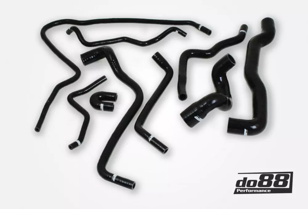SAAB 9-3 Turbo T7 99-03 Coolant hoses Black/Red/Blue