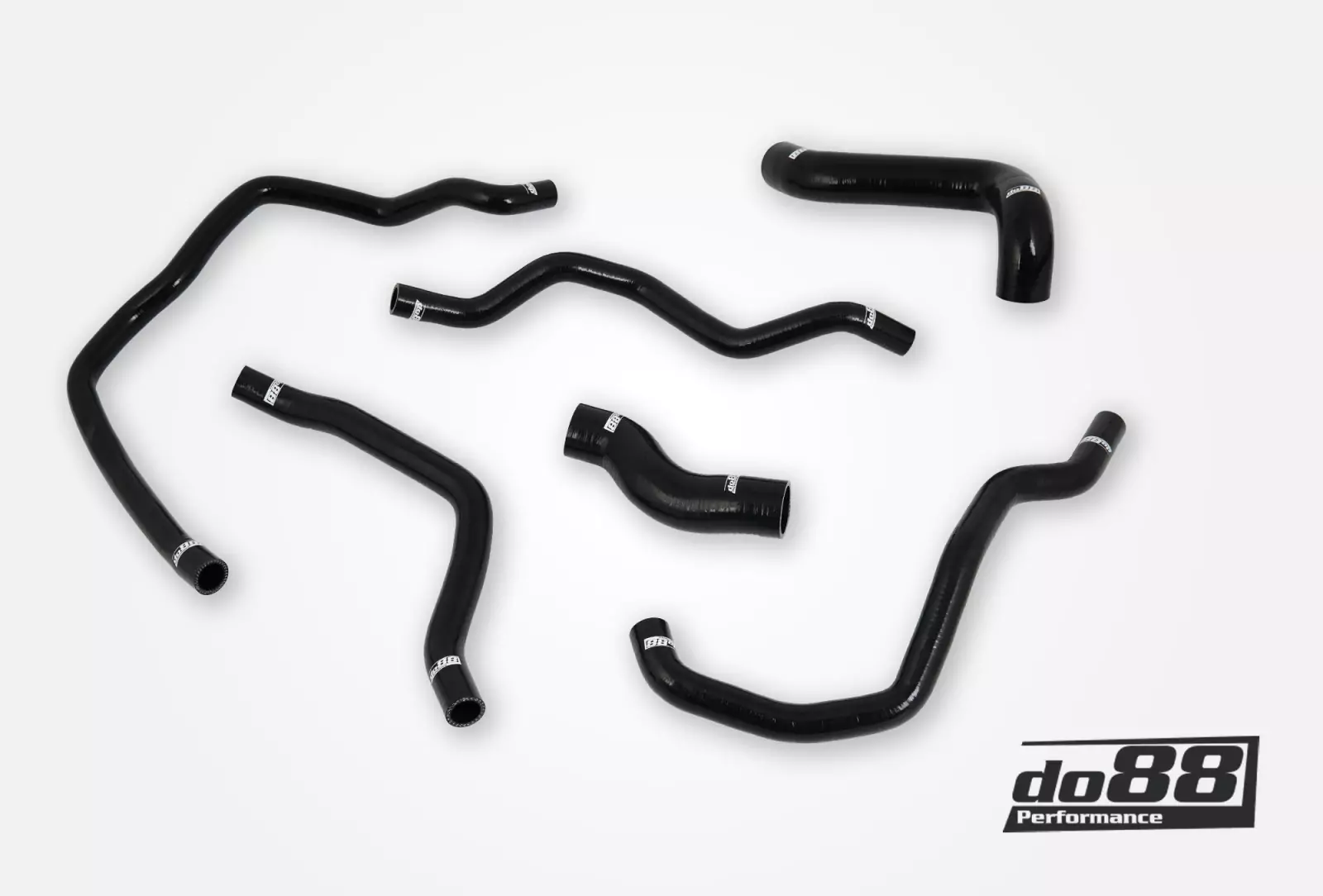 BMW 320 323 325 328 330 E46 Coolant hoses Black/Blue