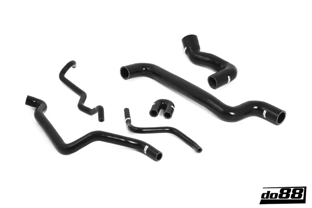 SAAB 9-5 98-01 Coolant hoses Black/Red/Blue
