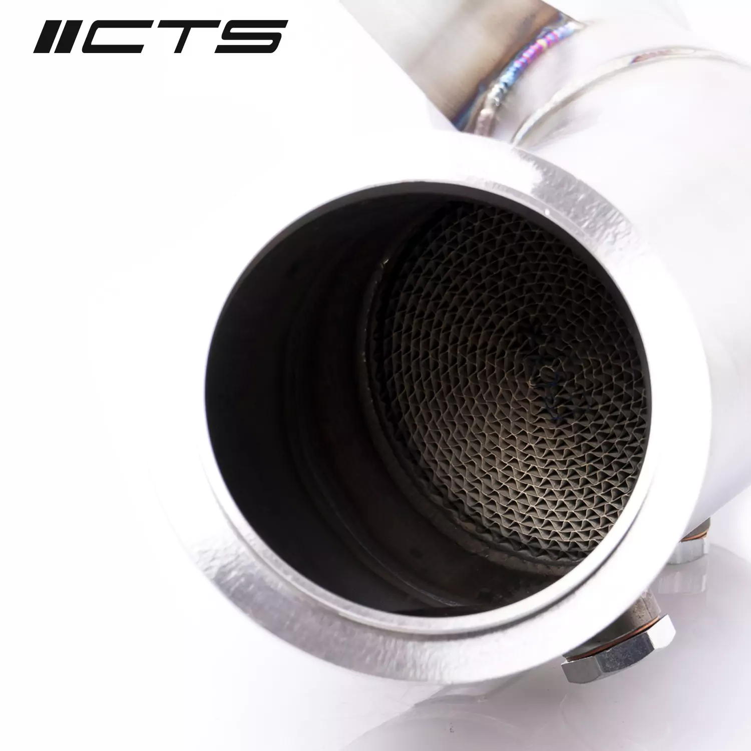 CTS Turbo 4" High-Flow Cat BMW N55 (Electric Wastegate) - Image 3