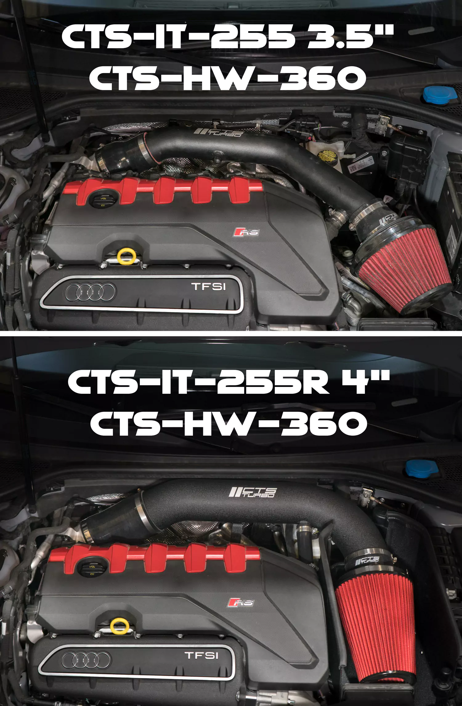 CTS Turbo 4" Turbo Inlet Pipe For 8V Audi RS3/8S Audi TT-RS - Image 5