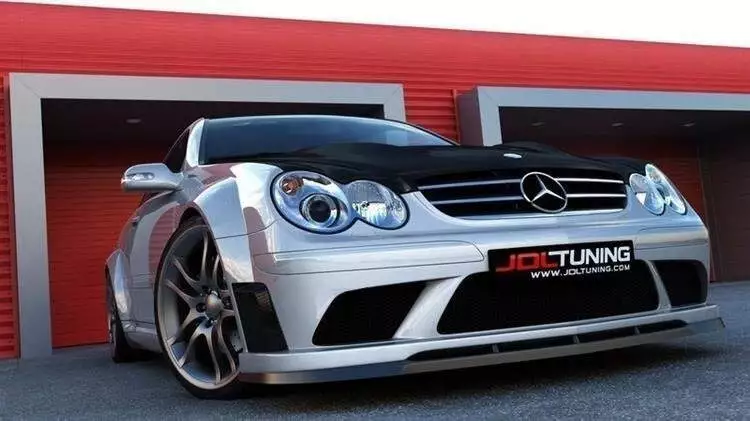 Bodykit + Bonnet Mercedes Clk W209 Black Series Look