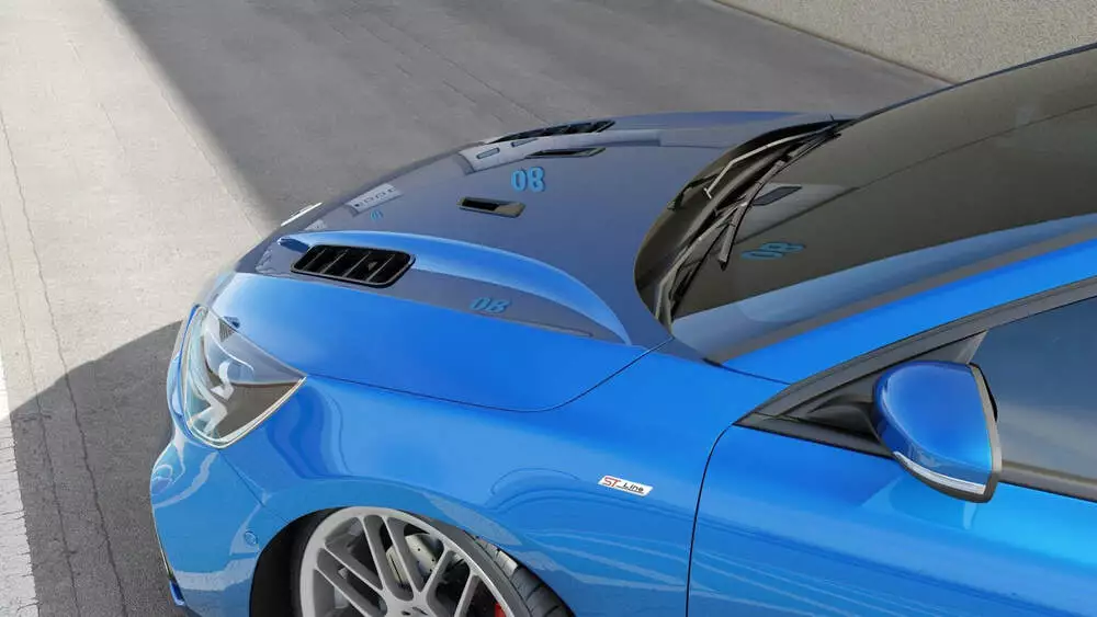 Bonnet Vents Ford Focus St-line / St Mk4 ( Smaller ) - Image 3