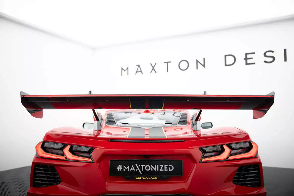 Carbon Spoiler + Led Chevrolet Corvette C8 - Image 2