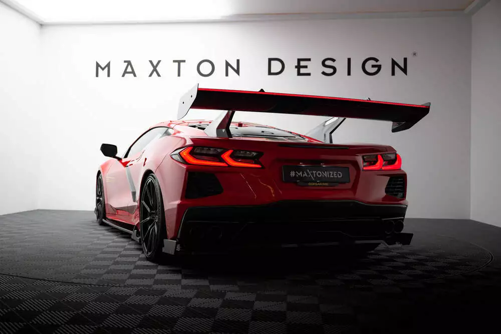 Carbon Spoiler + Led Chevrolet Corvette C8 - Image 7