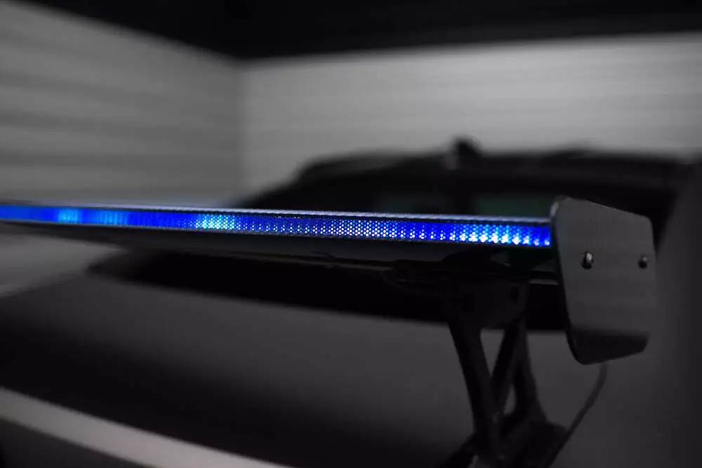 Carbon Spoiler With External Brackets Uprights + Led Bmw M4 G82 / G82 Facelift / M440i / 4 M-pack G22 / G22 Facelift - Image 3