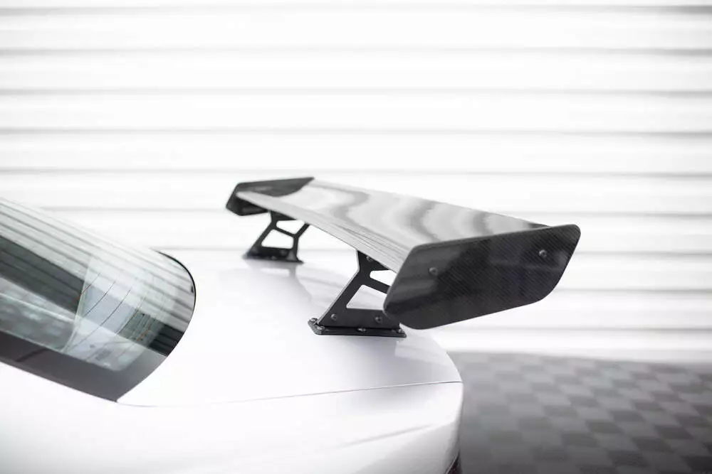 Carbon Spoiler With Internal Brackets Uprights Bmw 3 Coupe E46 - Image 2