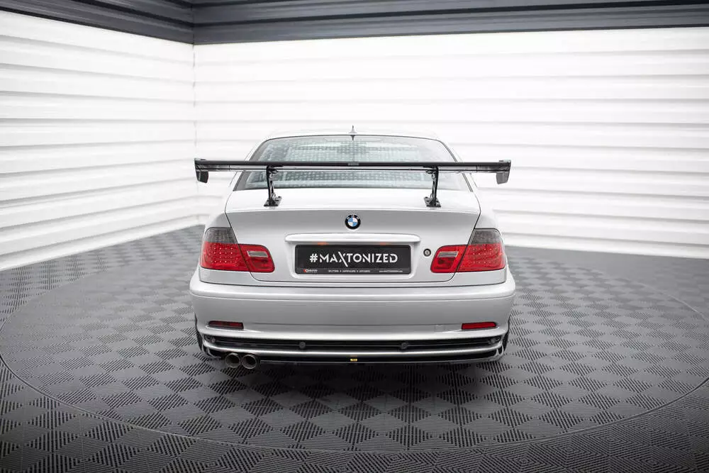 Carbon Spoiler With Internal Brackets Uprights Bmw 3 Coupe E46 - Image 3