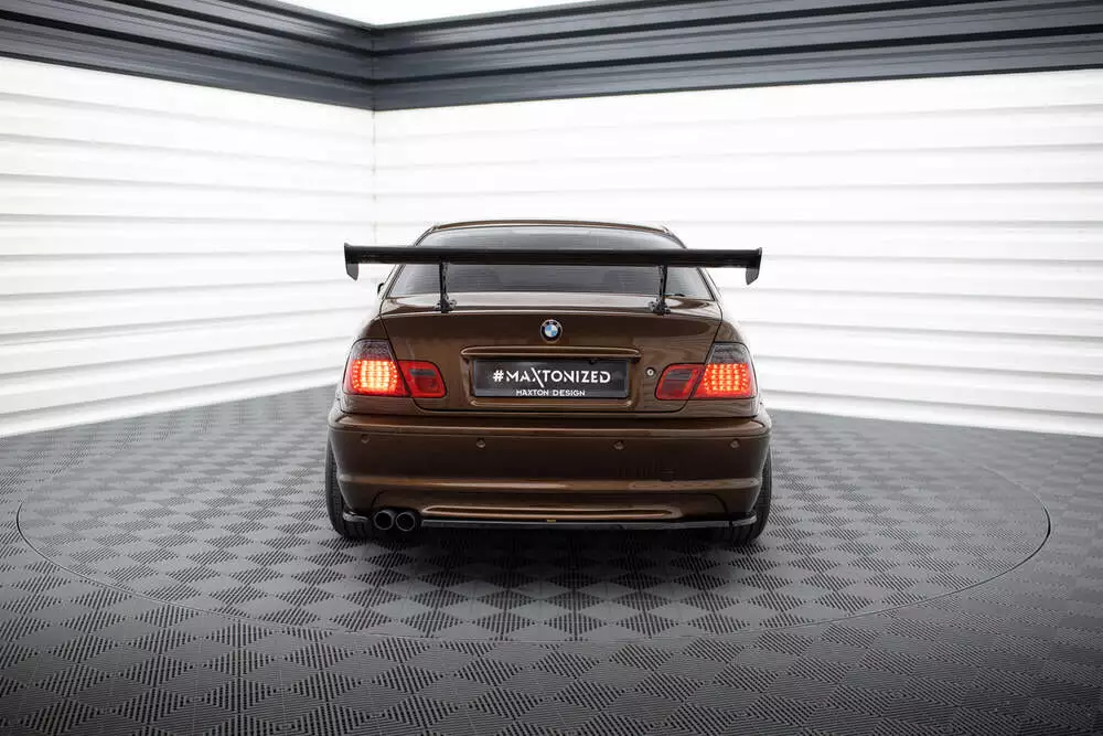 Carbon Spoiler With Internal Brackets Uprights Bmw 3 Coupe E46 - Image 4