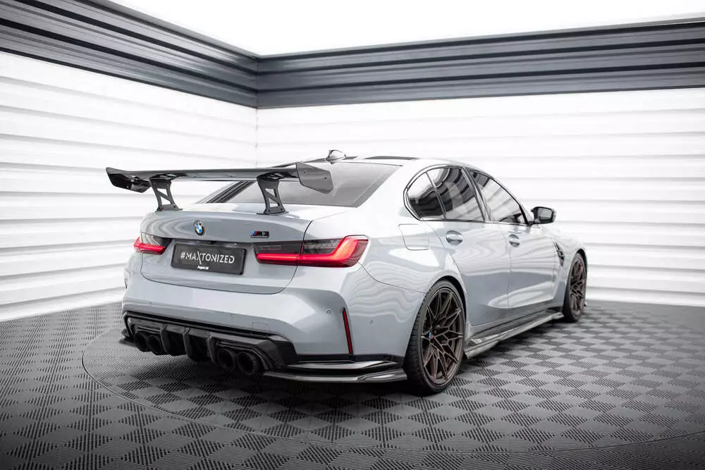 Carbon Spoiler With Internal Brackets Uprights Bmw M3 G80 / M340i G20 / 3 M-pack G20 / 3 Standard G20