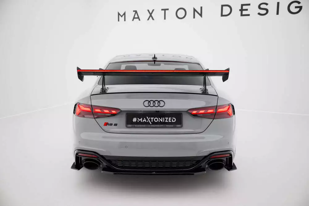 Carbon Spoiler With Upper Swan Mounting + Led Audi A5 / A5 S-line / S5 / Rs5 Coupe F5 / F5 Facelift - Image 4