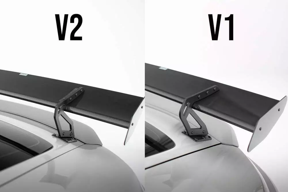 Carbon Spoiler With Upper Swan Mounting V.2 Porsche 718 Cayman 982c - Image 4