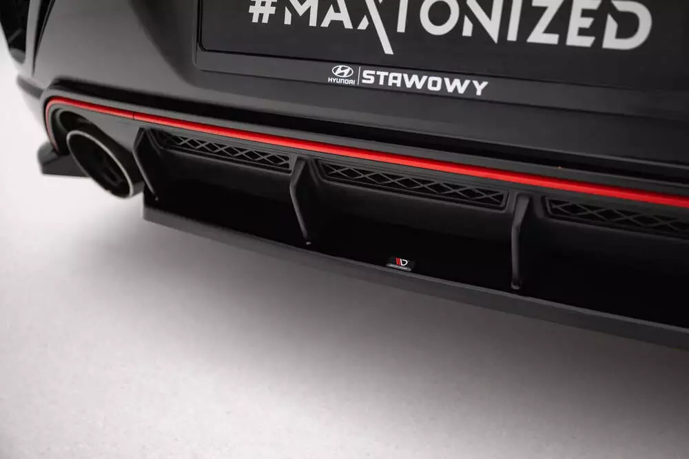 Central Rear Splitter For Hyundai Veloster N Mk2 - Image 3