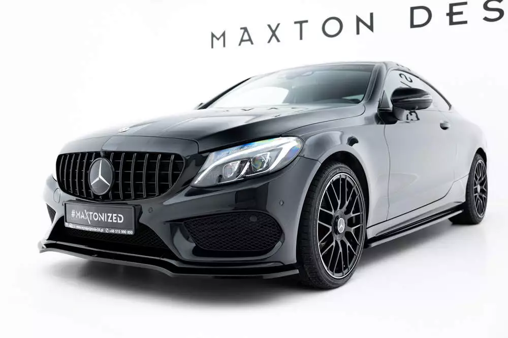 Front Splitter V.1 Mercedes- Benz C-class W205 Coupe Amg-line