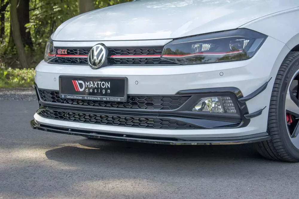 Front Splitter V.1 Volkswagen Polo Gti / R-line Mk6 - Image 3