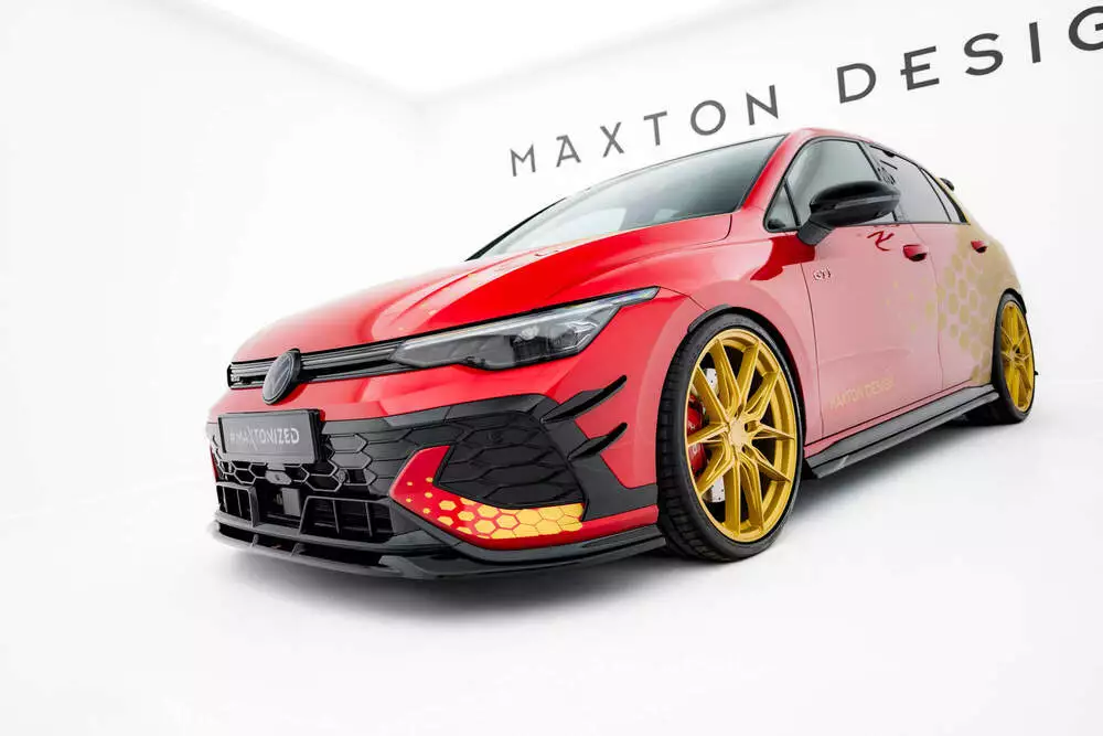 Front Bumper Wings (Canards) Volkswagen Golf Gti Clubsport Mk8 Facelift - Image 2