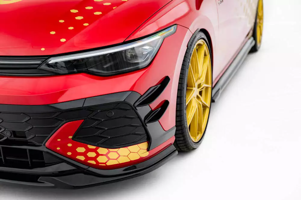 Front Bumper Wings (Canards) Volkswagen Golf Gti Clubsport Mk8 Facelift - Image 6
