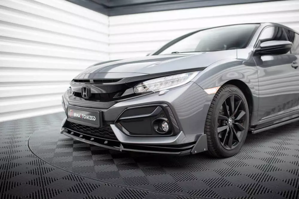 Front Splitter + Flaps Honda Civic Sport Mk 10 - Image 4