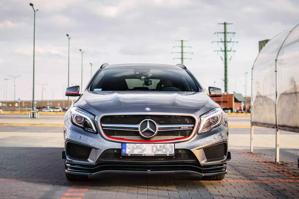 Front Splitter Mercedes-benz Gla 45 Amg
