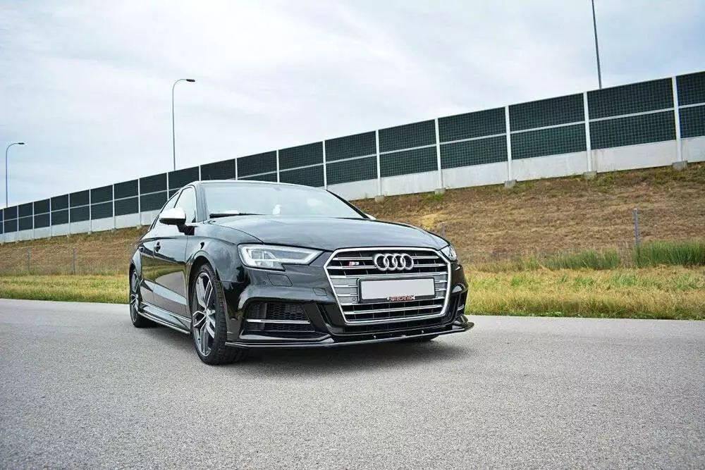 Front Splitter V.1 Audi S3 / A3 S-line Hatchback / Sportback 8v Facelift - Image 3