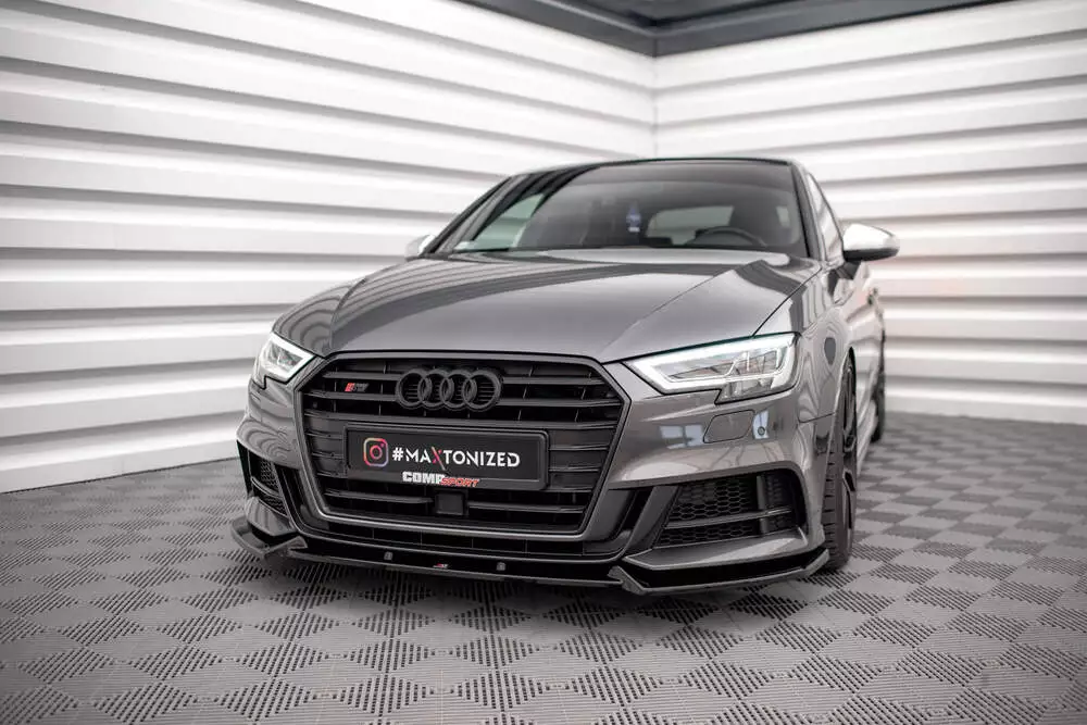 Front Splitter V.1 Audi S3 / A3 S-line Sportback 8v Facelift