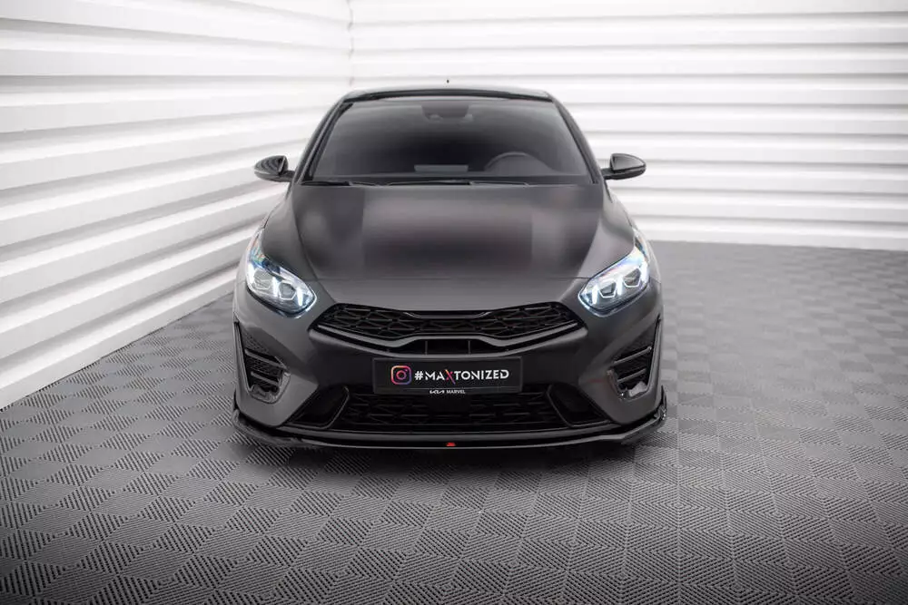 Front Splitter V.1 Kia Proceed Gt Mk3 Facelift / Ceed Gt / Gt - Line Mk1 Facelift - Image 2