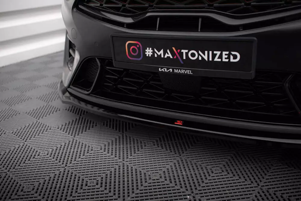 Front Splitter V.1 Kia Proceed Gt Mk3 Facelift / Ceed Gt / Gt - Line Mk1 Facelift - Image 3