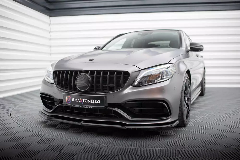 Front Splitter V.1 Mercedes-amg C63 Sedan / Estate W205 Facelift