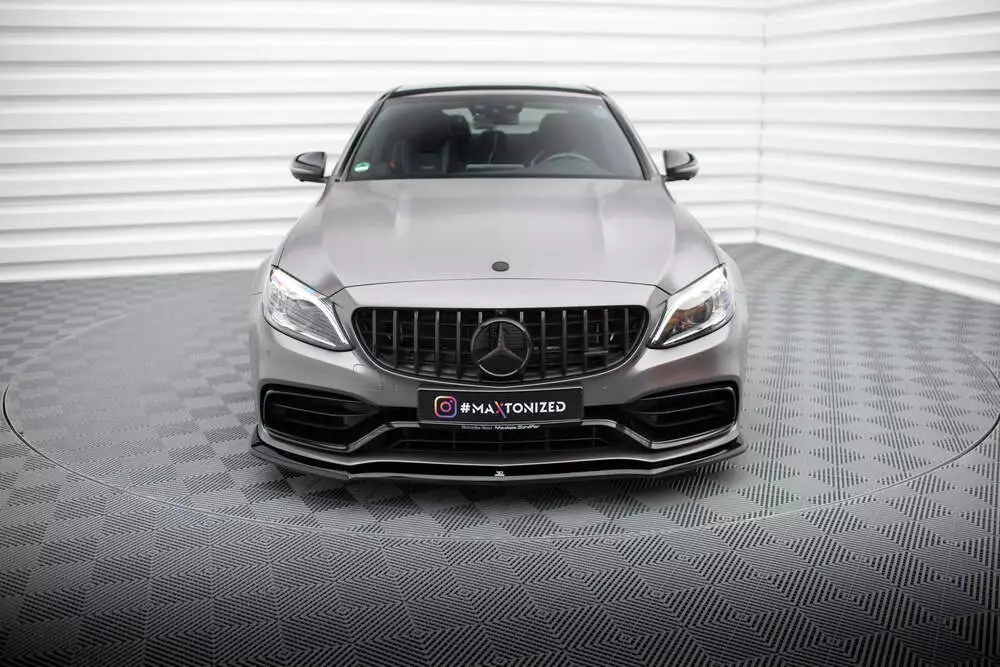 Front Splitter V.1 Mercedes-amg C63 Sedan / Estate W205 Facelift - Image 2