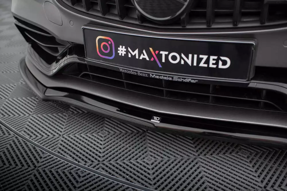 Front Splitter V.1 Mercedes-amg C63 Sedan / Estate W205 Facelift - Image 3