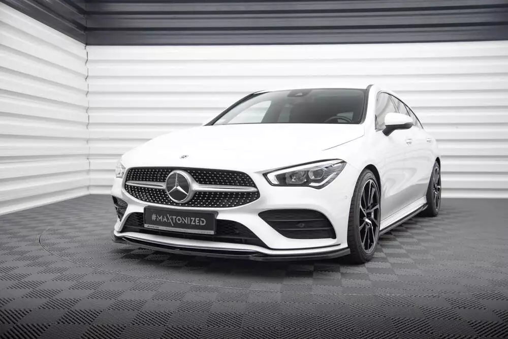 Front Splitter V.1 Mercedes-benz Cla A35 Amg / Amg-line C118