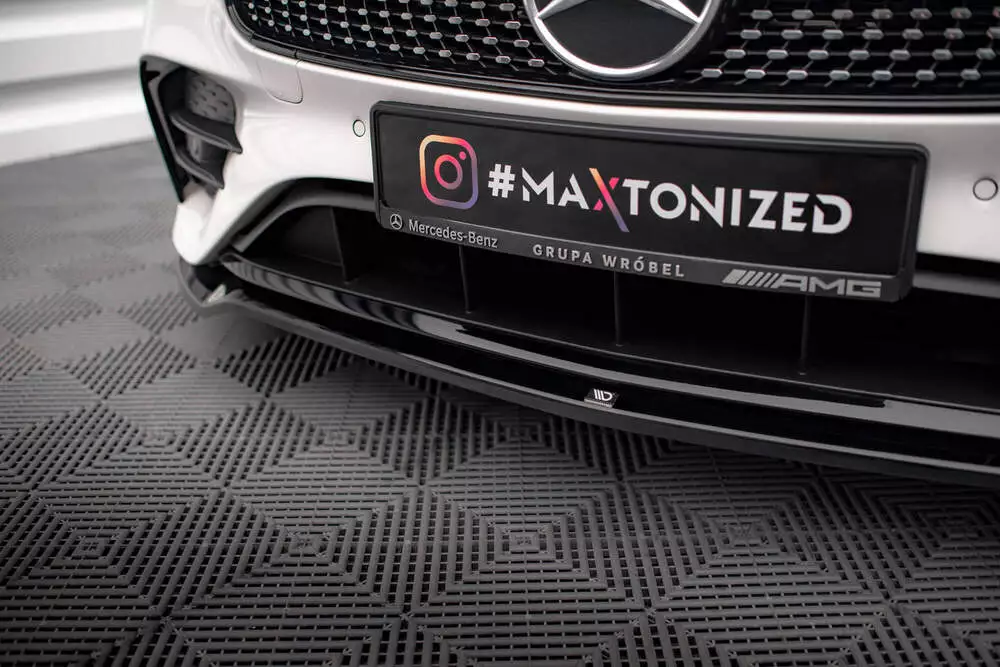 Front Splitter V.1 Mercedes-benz E-class W213 Coupe Facelift (C238 Facelift) / Cabriolet (A238 Facelift) Amg-line / 53 Amg - Image 3