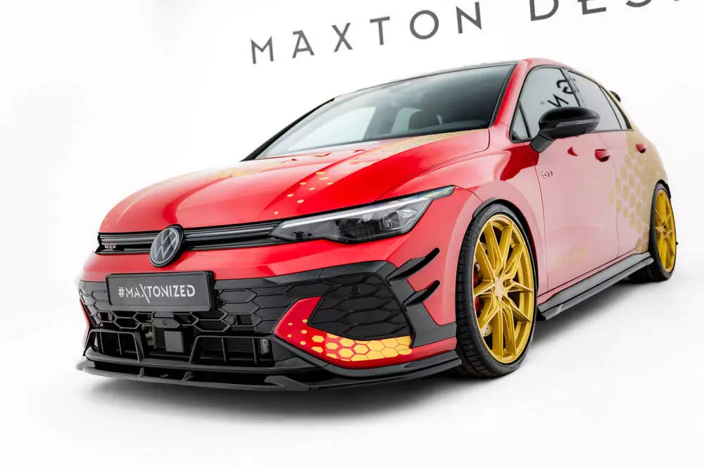 Front Splitter V.1 Volkswagen Golf Gti Clubsport Mk8 Facelift