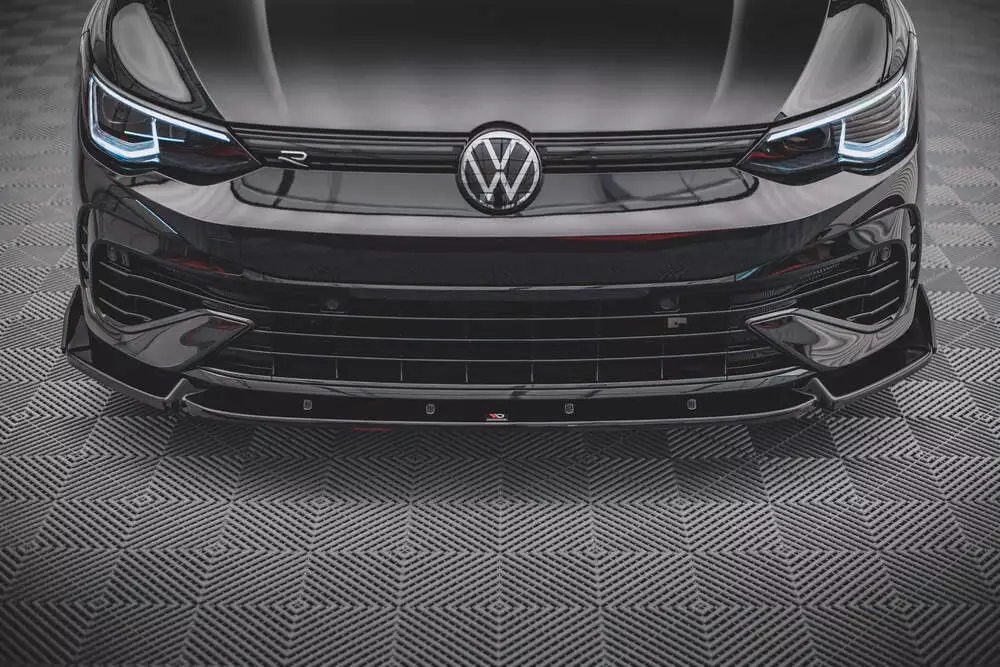 Front Splitter V.2 + Flaps Volkswagen Golf R Mk8 - Image 2