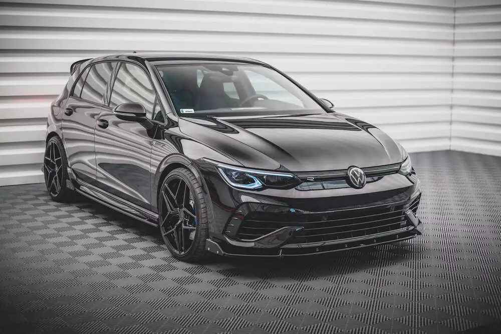 Front Splitter V.2 + Flaps Volkswagen Golf R Mk8 - Image 3