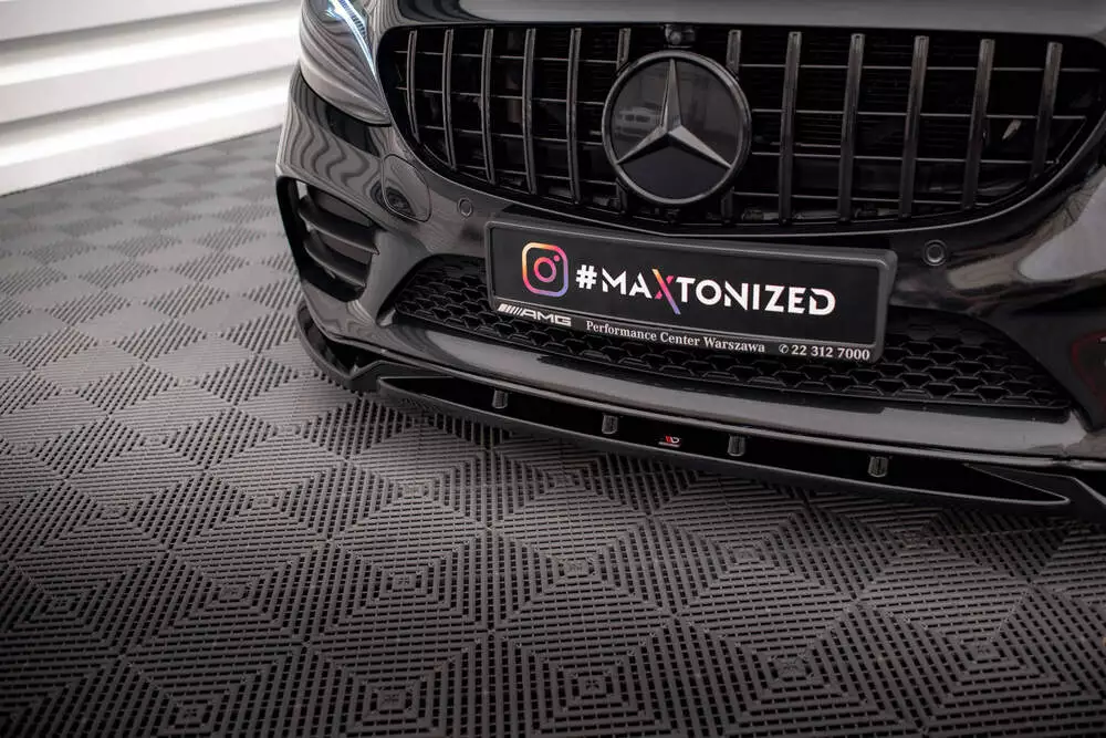 Front Splitter V.2 Mercedes-benz C Amg Line Sedan / Coupe / Estate W205 / C205 / S205 Facelift - Image 3