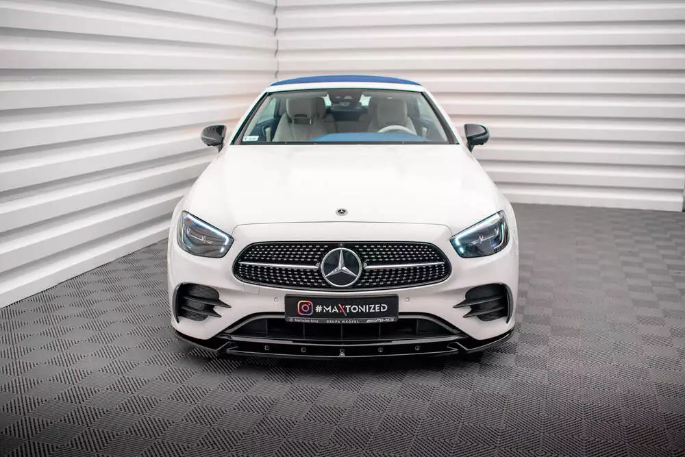 Front Splitter V.2 Mercedes-benz E-class W213 Coupe Facelift (C238 Facelift) / Cabriolet (A238 Facelift) Amg-line / 53 Amg - Image 2