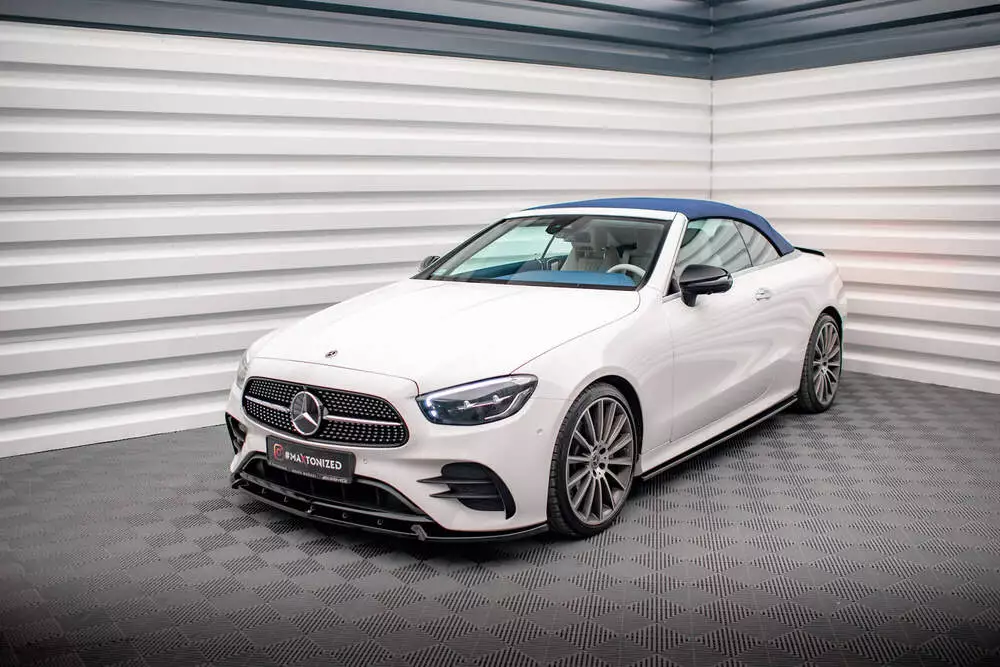 Front Splitter V.2 Mercedes-benz E-class W213 Coupe Facelift (C238 Facelift) / Cabriolet (A238 Facelift) Amg-line / 53 Amg - Image 4