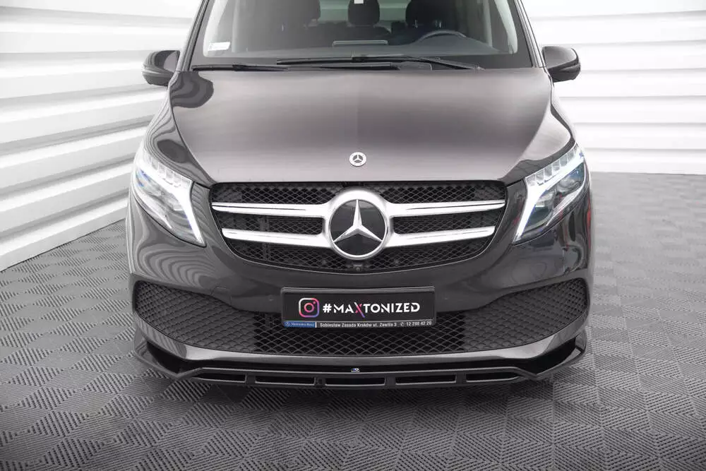 Front Splitter V.2 Mercedes-benz V-class W447 Facelift - Image 2