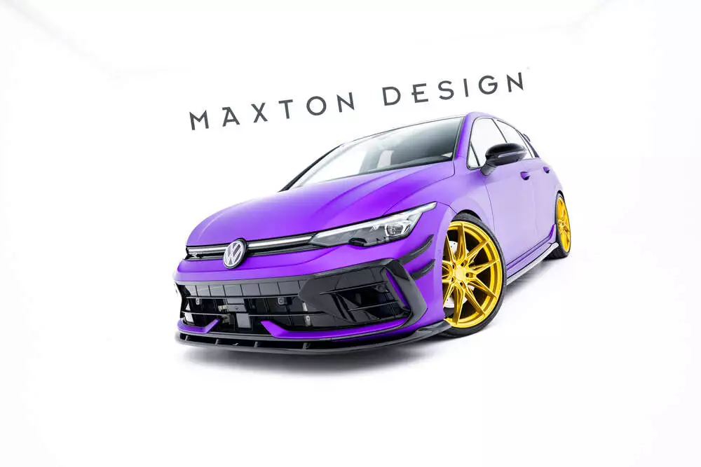 Front Splitter V.2 Volkswagen Golf R Mk8 Facelift