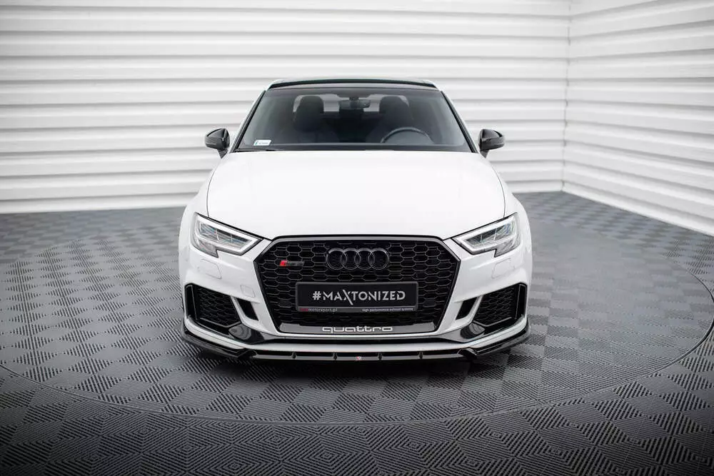 Front Splitter V.3 Audi Rs3 Sedan 8v Facelift - Image 2