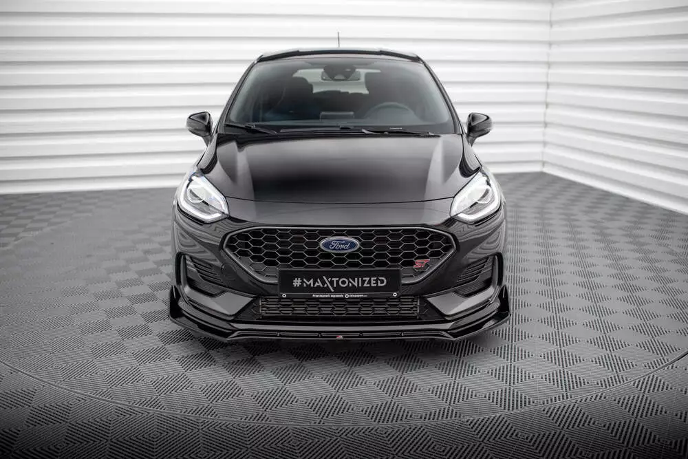 Front Splitter V.4 + Flaps Ford Fiesta St / St-line Mk8 Facelift - Image 4