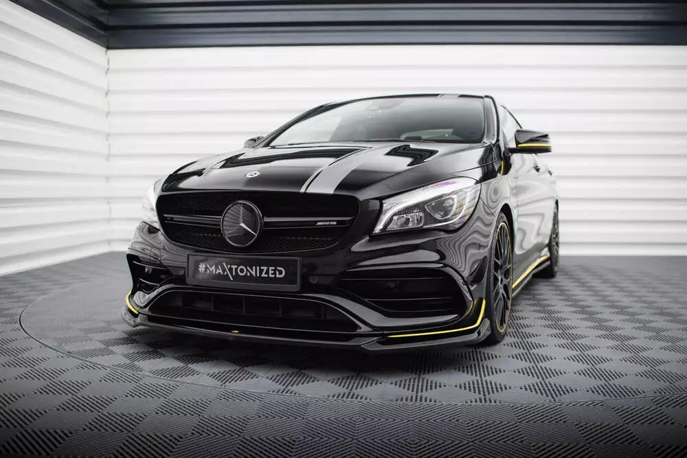 Front Splitter V.4 Mercedes-amg Cla 45 Aero C117 Facelift