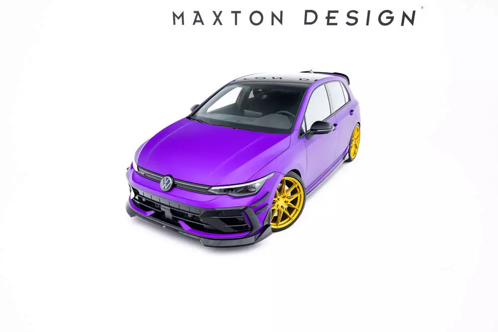 Front Splitter V.4 Volkswagen Golf R Mk8 Facelift - Image 2