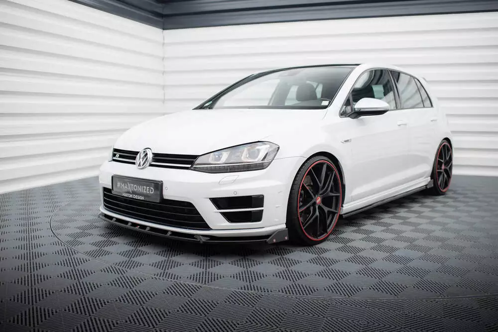 Front Splitter V.5 + Flaps Volkswagen Golf R / R-line Mk7