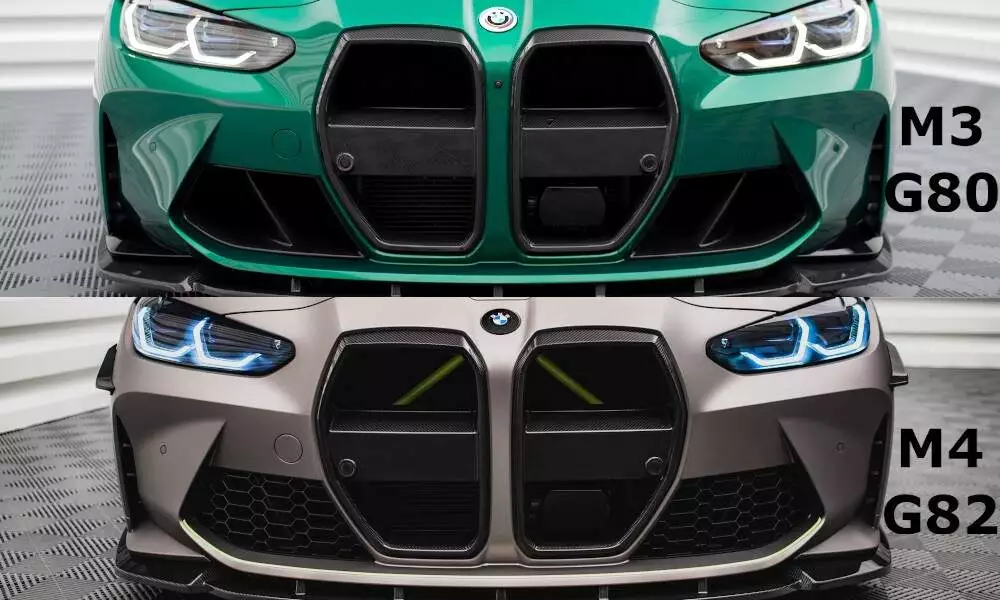 Prepreg Carbon Fiber Front Grill Bmw M4 G82 / M3 G80