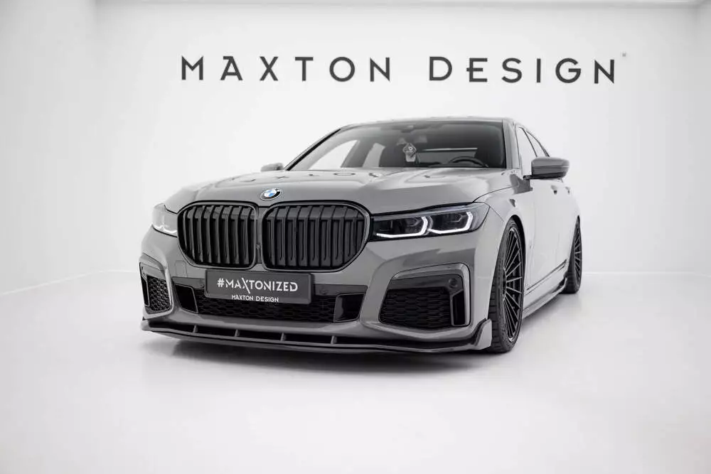 Prepreg Carbon Fiber Front Splitter + Abs Splitter Bmw 7 M-pack G11 Facelift
