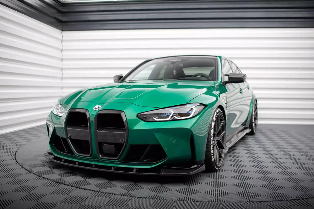 Prepreg Carbon Fiber Front Splitter V.1 Bmw M3 Sedan / Touring G80 / G81 - Image 2